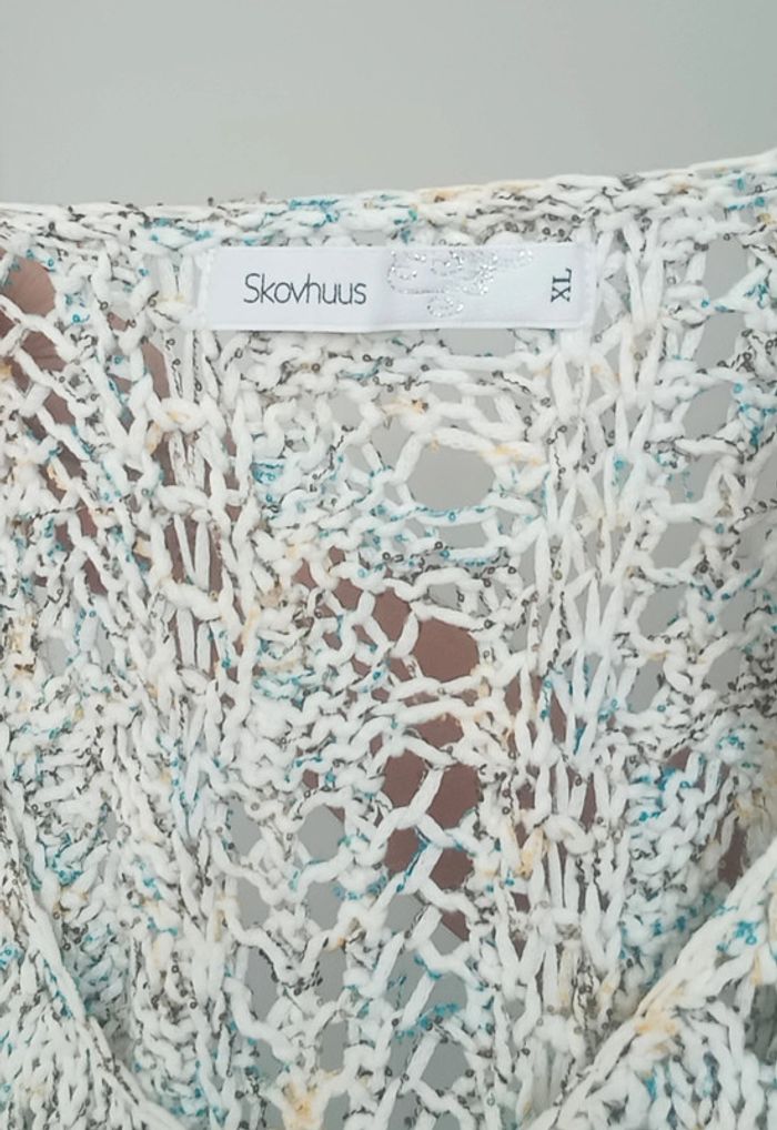 Magnifique pull crochet ajouré taille 42 - photo numéro 8