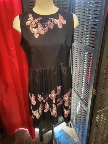 Robe imprimé papillons XL