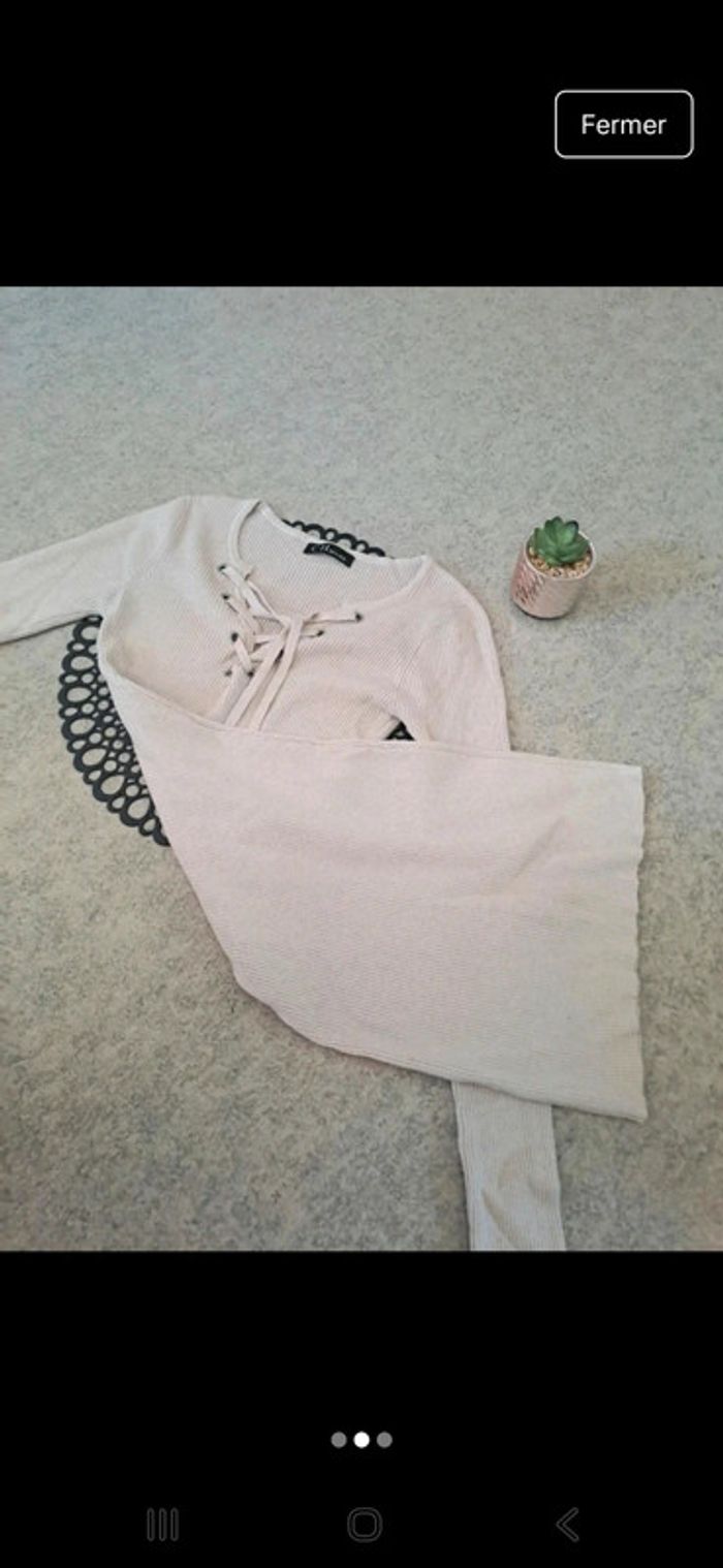 Robe courte Beige Taille 36 CH Mode - photo numéro 3