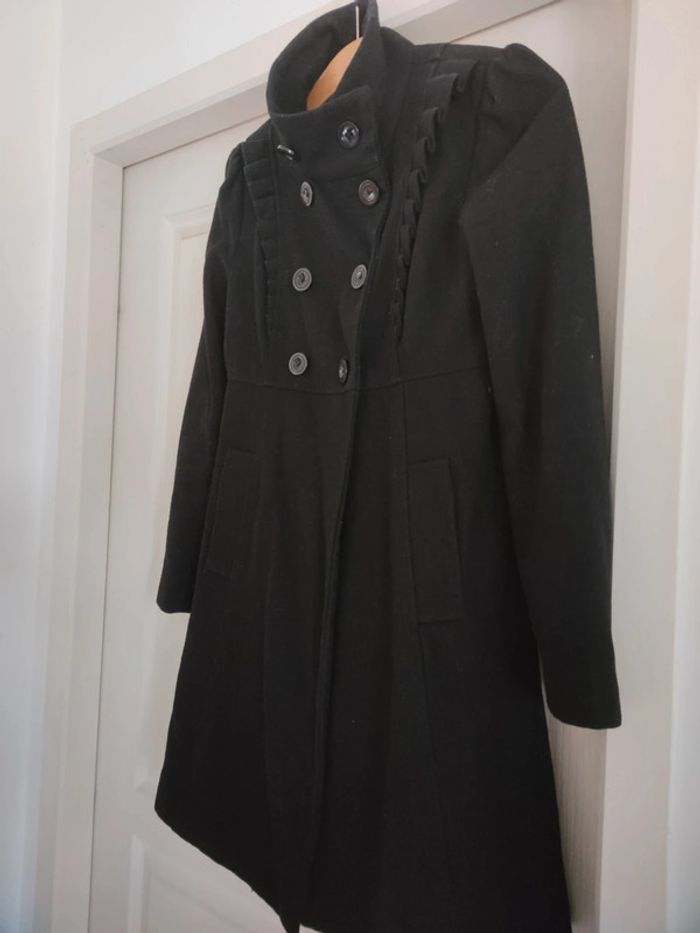 Duffle-coat noir 36