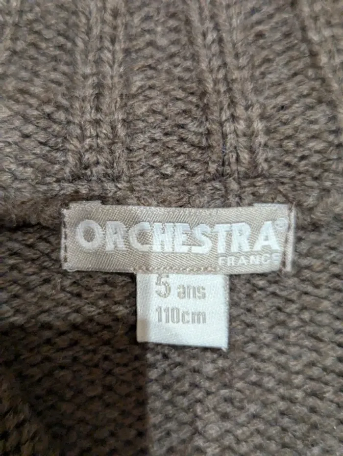 Poncho chaud orchestra 5 ans - photo numéro 2