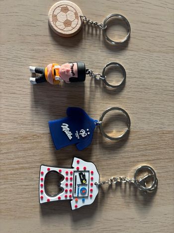 Porte clés lot de 4 pièces 