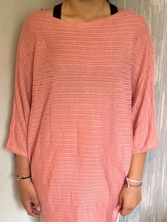Blouse manche 3/4 marque tissaia taille 42• - photo numéro 2