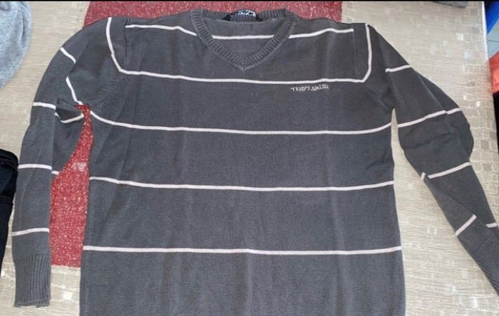 Pull fin garçon