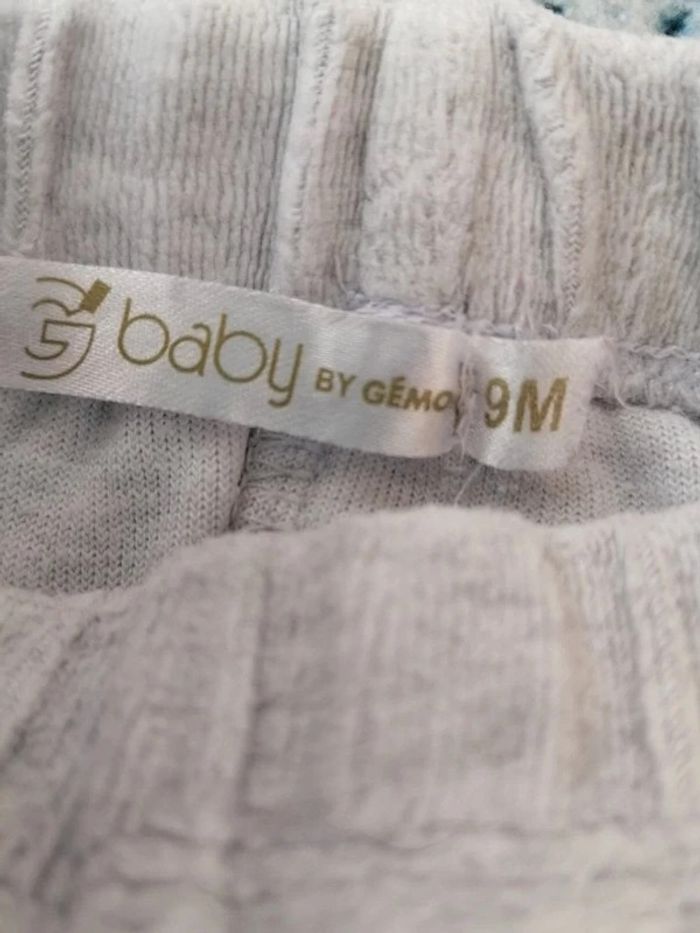 Pyjama velour 2 pièces fille taille 9 mois - photo numéro 4