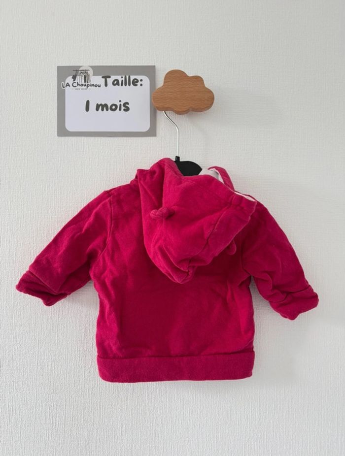 Gilet à capuche - taille 1 mois 🌸 - photo numéro 3