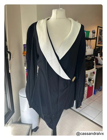 Haut blouse gros bouton doré - Georges Rech