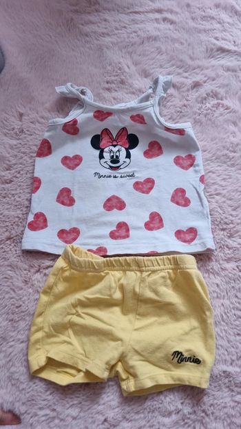 Ensemble 2 pièces- minnie - 9mois - disney