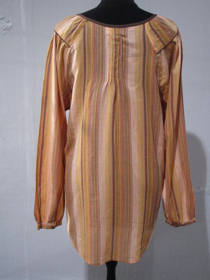 Tunique longue rayée style oriental Jac Jac 40 NEUVE - photo numéro 5