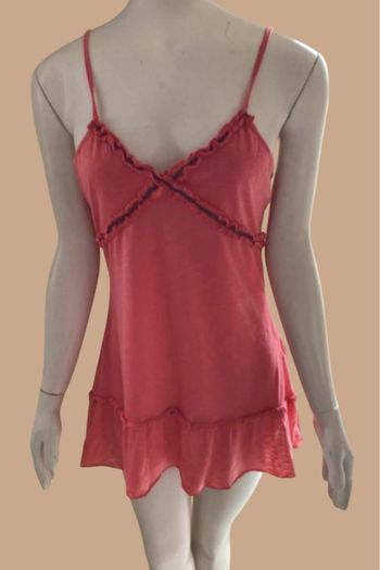 Débardeur femme fines bretelles – Taille L/XL – Corail – TBE