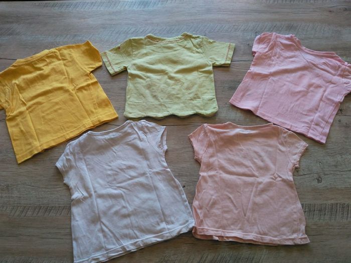 Lot t-shirts été bébé 6 mois - photo numéro 9