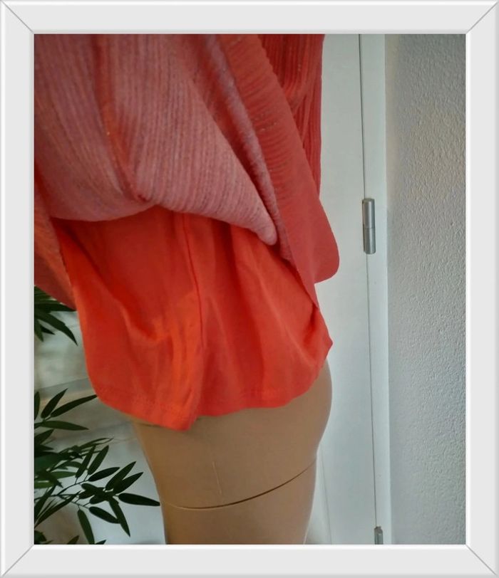 Top corail Camaïeu taille xs neuf - photo numéro 4