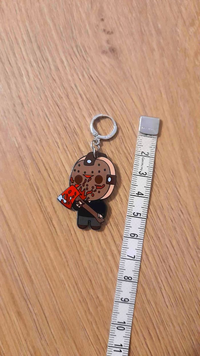 Boucles d'oreilles Jason de Vendredi 13 - photo numéro 3