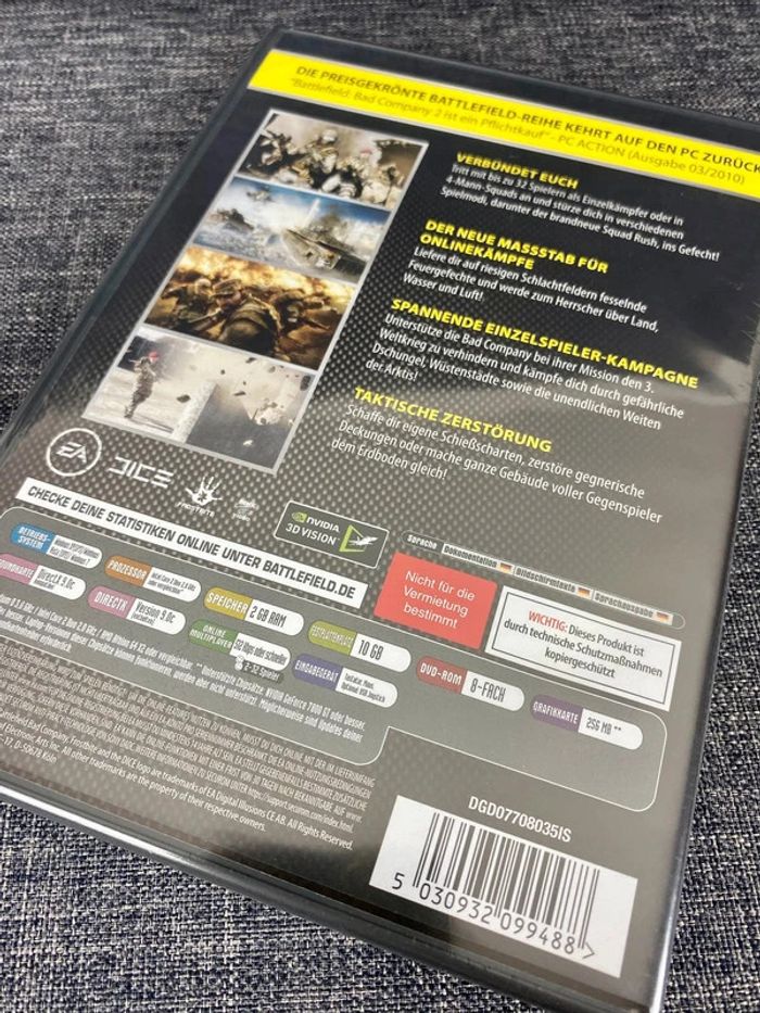 Battlefield Bad Company 2 Jeu vidéo PC NЕUF sous blister Sealed - photo numéro 2