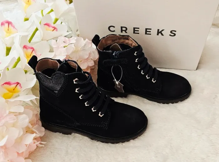 Bottes Bottines cuir Zip Creeks T27