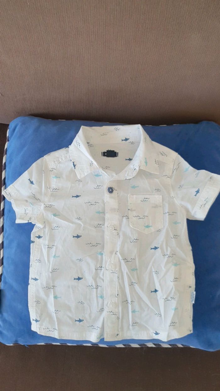 Chemise manches courtes Kiabi 12 mois