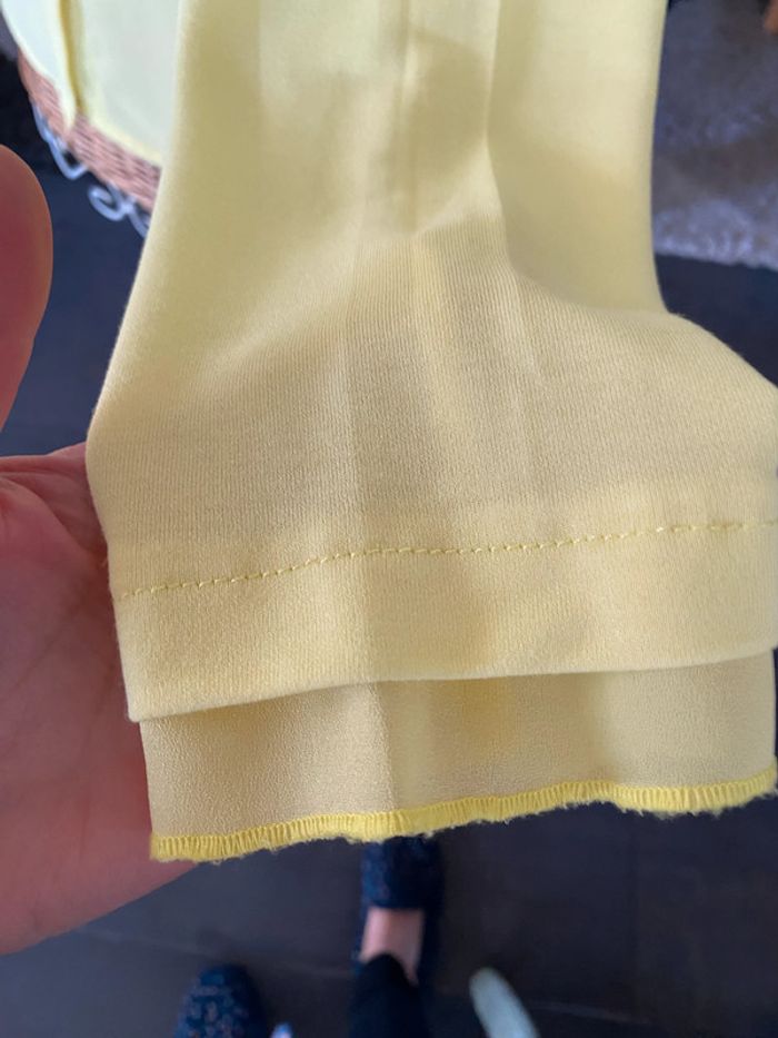 Chemise Laura Jo jaune taille S - photo numéro 8
