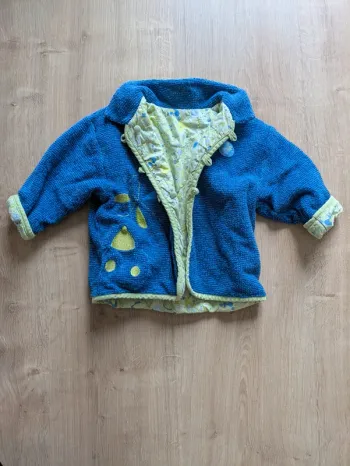 Veste trop mignonne et moelleuse 12 mois