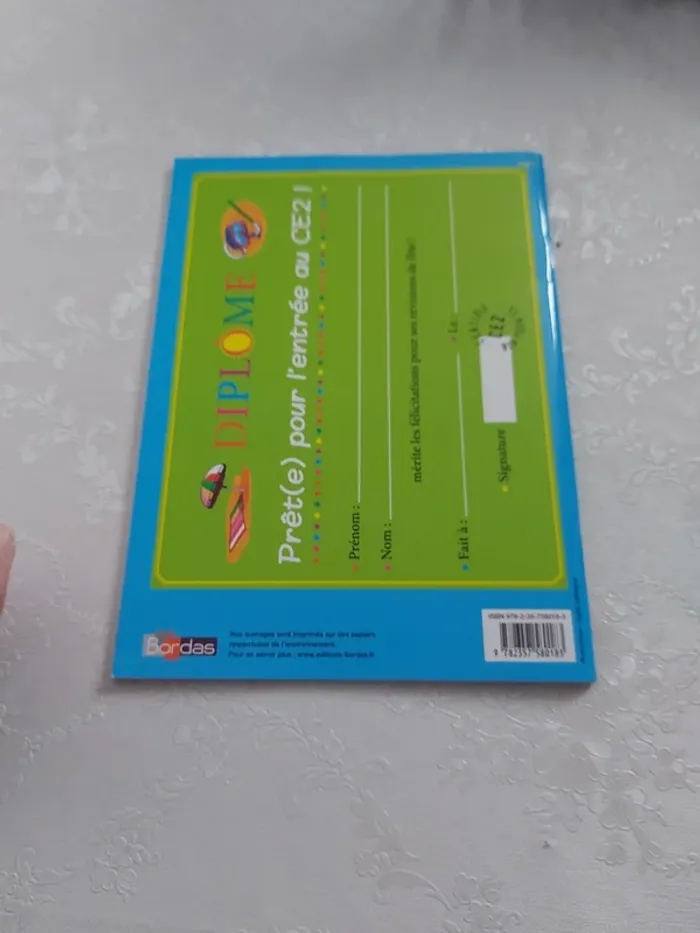 Cahier de vacances ce1/ce2 - photo numéro 2
