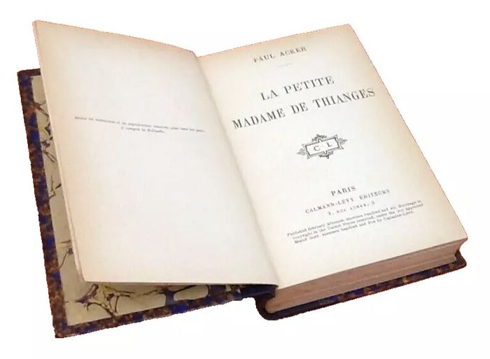 Paul Acker La petite Madame de Thianges (XIXème)