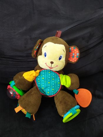 Peluche éveil singe