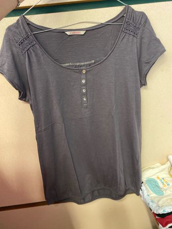 Tee shirt gris camaïeu