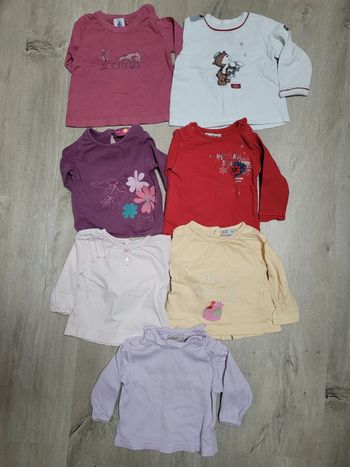 Lot hauts bébé 6 mois