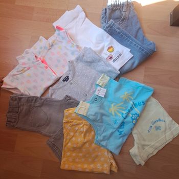 Lot fille été 18mois #obaibi