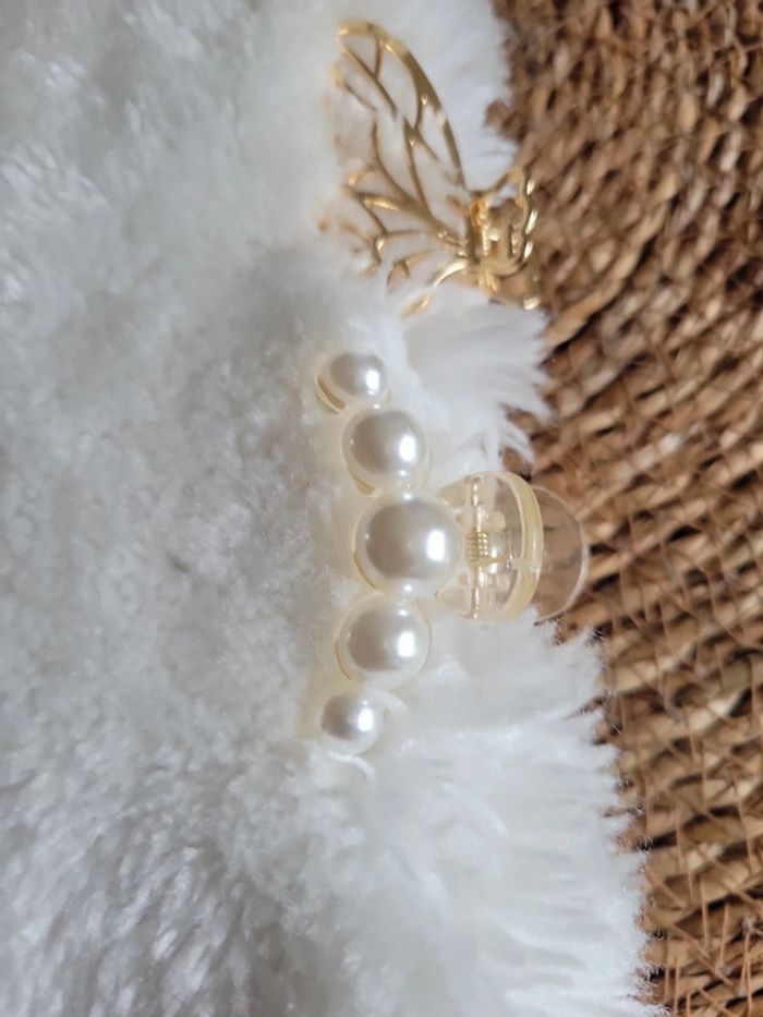 Lot pinces, nœud, papillon, perles - photo numéro 7