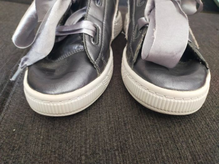 Baskets neuves grises lacets a ruban T 33 Puma - photo numéro 14