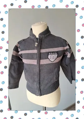 Gilet vert baudet 5 ans