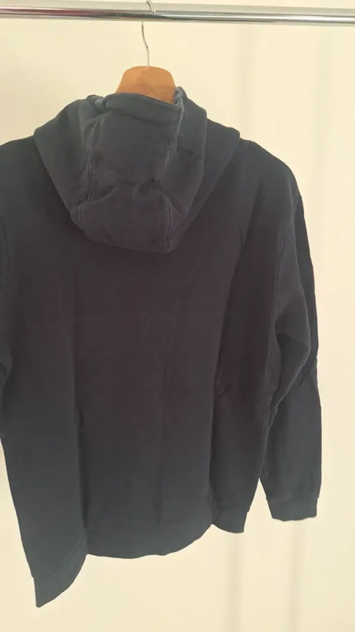 Sweat a capuche bleu marine kiabi XS - photo numéro 2