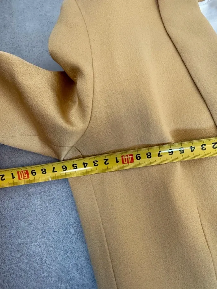 Tailleur ensemble blazer et pantalon Maison Sarah Lavoine doré taille XS parfait état - photo numéro 13