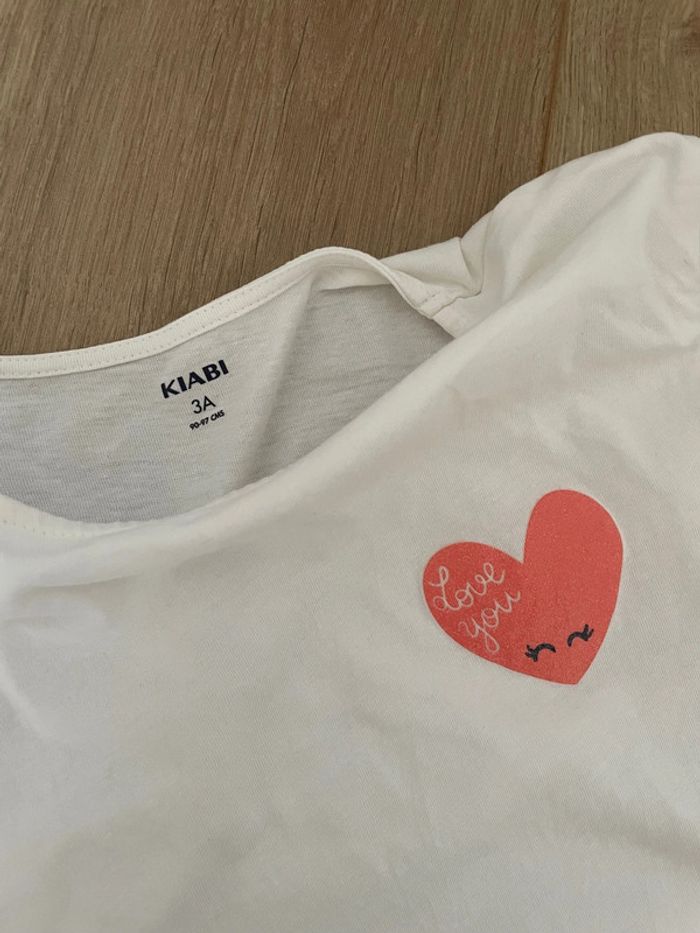 Lot 4 t shirt blanc zara kiabi 18 24 mois - photo numéro 3