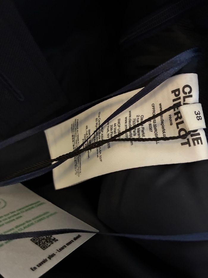 Robe courte Claudie Pierlot – Neuve avec étiquette – Taille 38 - photo numéro 7