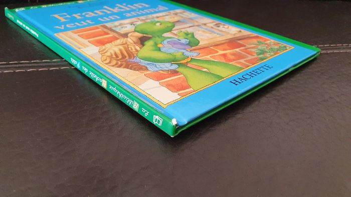 Livre " Franklin veut un animal " , collection la bibliothèque Hachette des Petits. - photo numéro 4