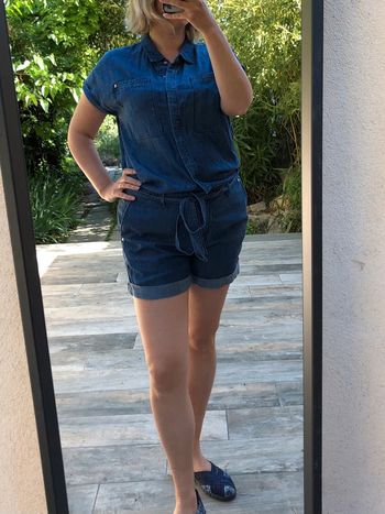 Combi-short en jean Promod 40