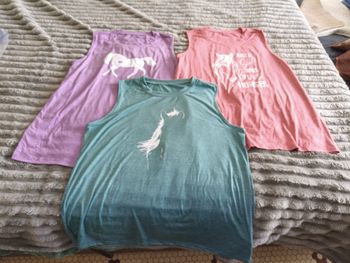 Lot de 3 débardeurs motif cheval 2XL