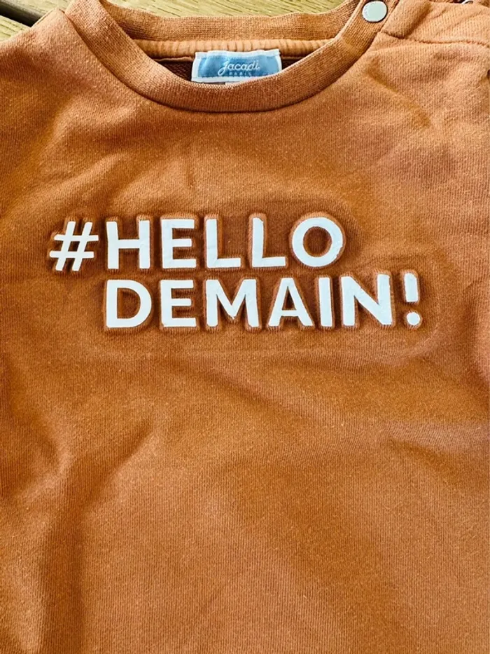 Sweat Jacadi #hello demain - photo numéro 3