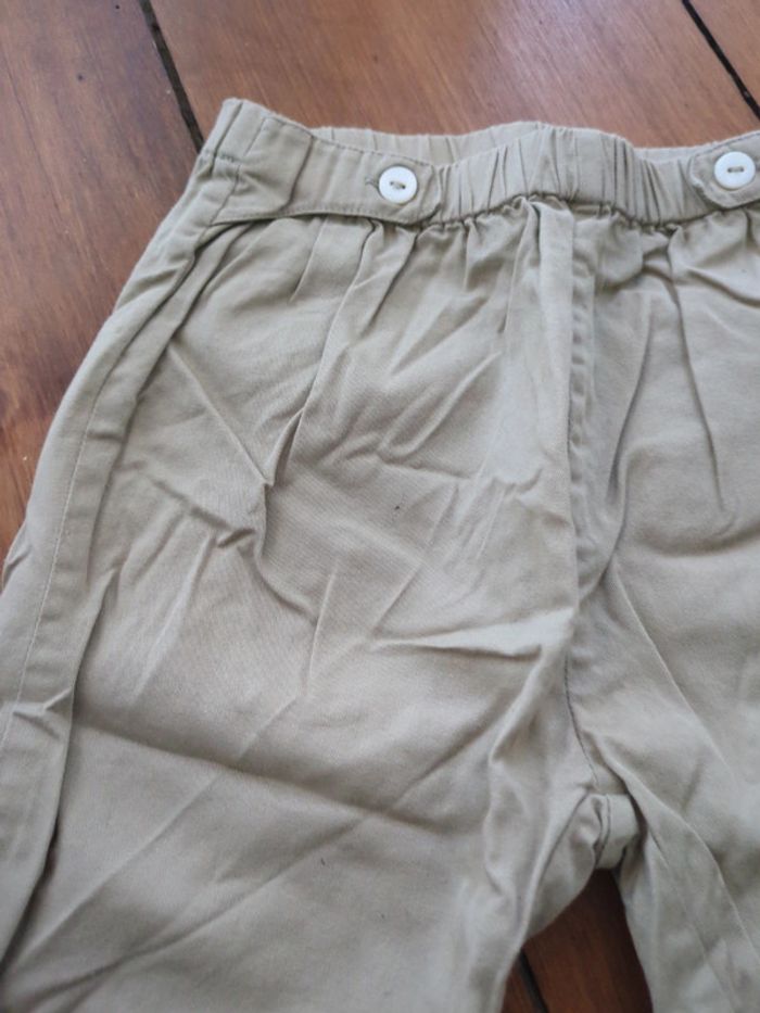 Pantalon beige dpam 12 mois fille mixte neuf - photo numéro 2