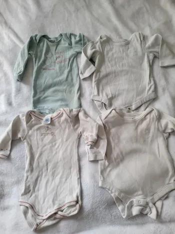 4 bodies manches longues