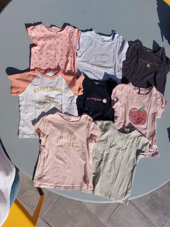 Lot 8 t-shirts kiabi
