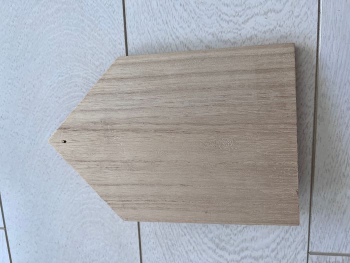 Objet décoratif Maisons du Monde en bois Love doré et rose - photo numéro 2