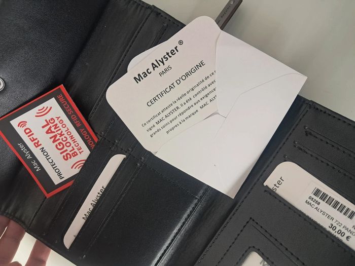 Mac alyster grand portefeuille neuf - photo numéro 6
