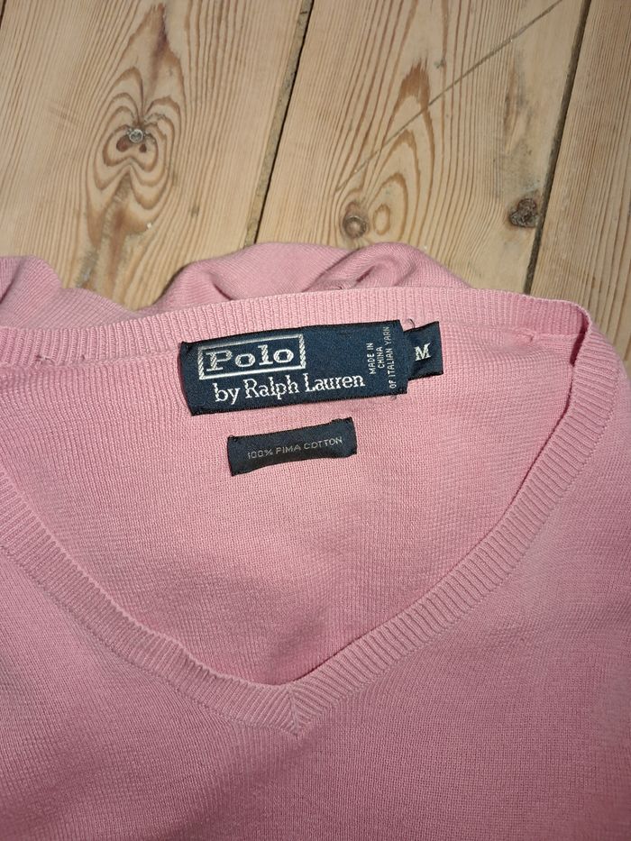 Pull en V POLO by Ralph Lauren - Taille M - photo numéro 3