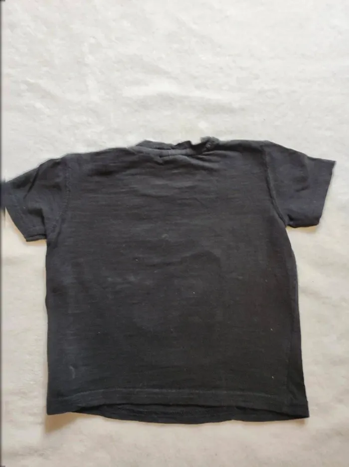 Tee shirt Zara 12 mois manches courtes - photo numéro 2