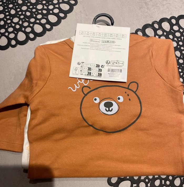 Lot de 4 grenouillères tex 3 mois - photo numéro 4