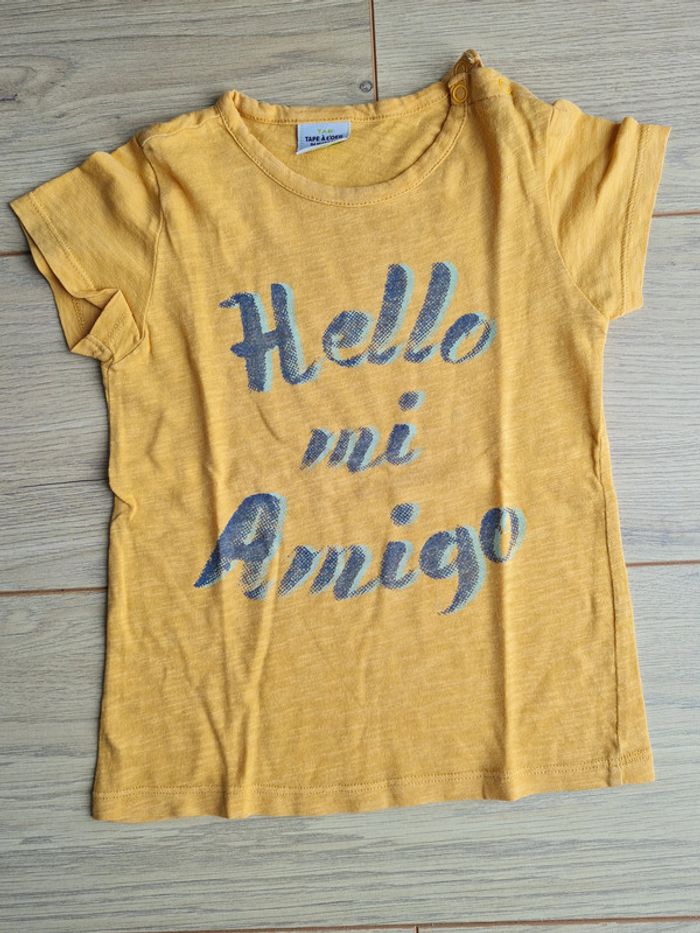Tshirt jaune TAO 3 ans