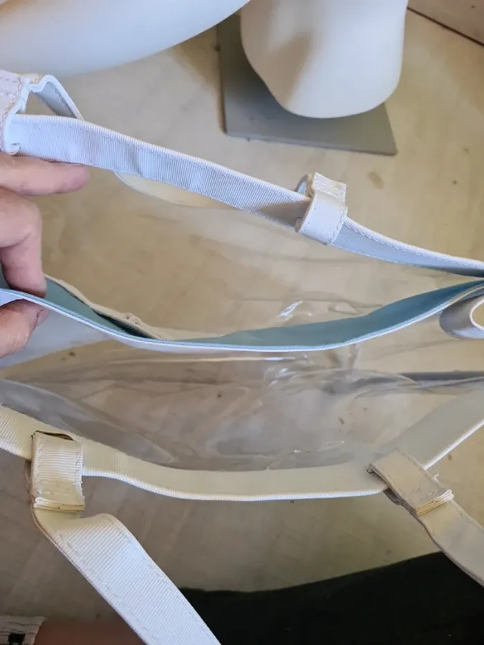 Sac de plage sac à main transparent lancôme - photo numéro 7