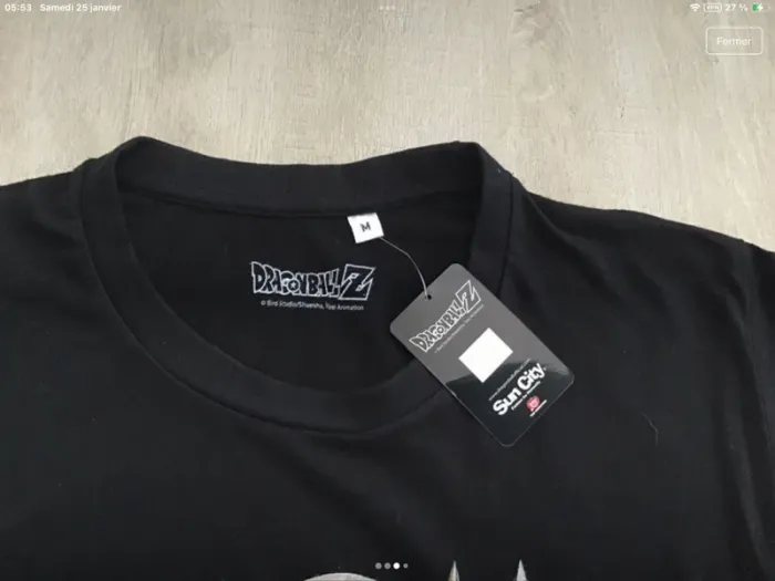 Neuf tee shirt dragon ball z - photo numéro 4